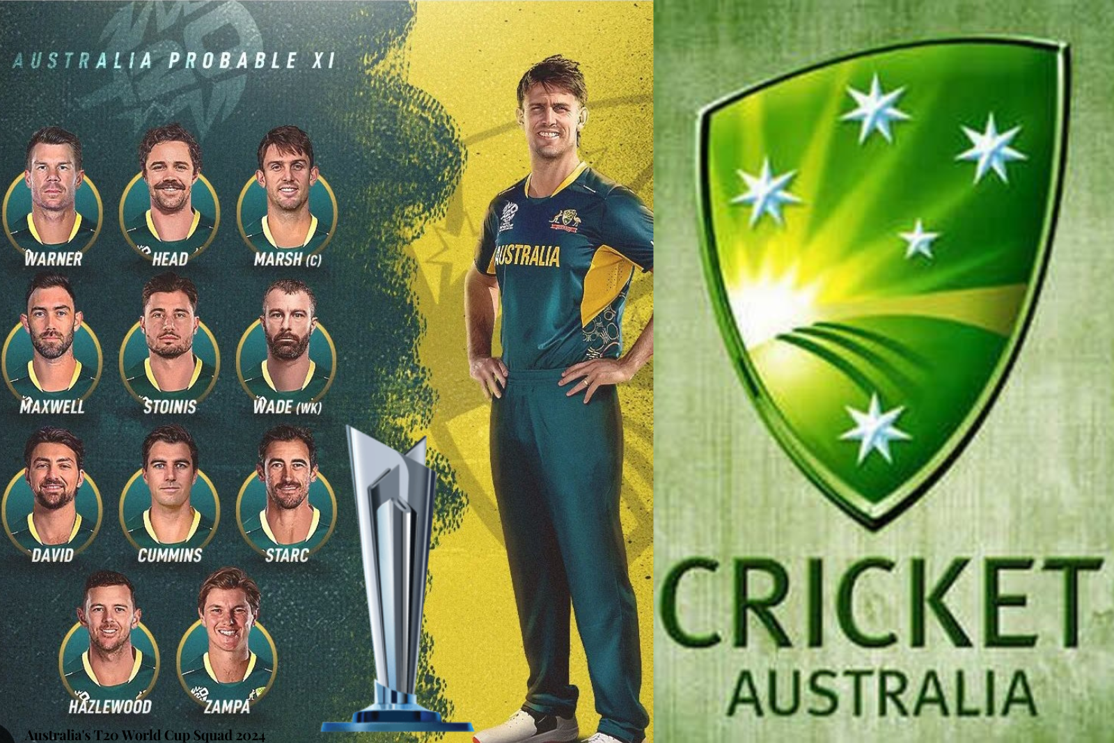 Australia's T20 World Cup Squad 2024